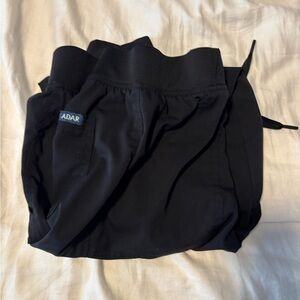 Adar Pro Scrubs for Women Black Large